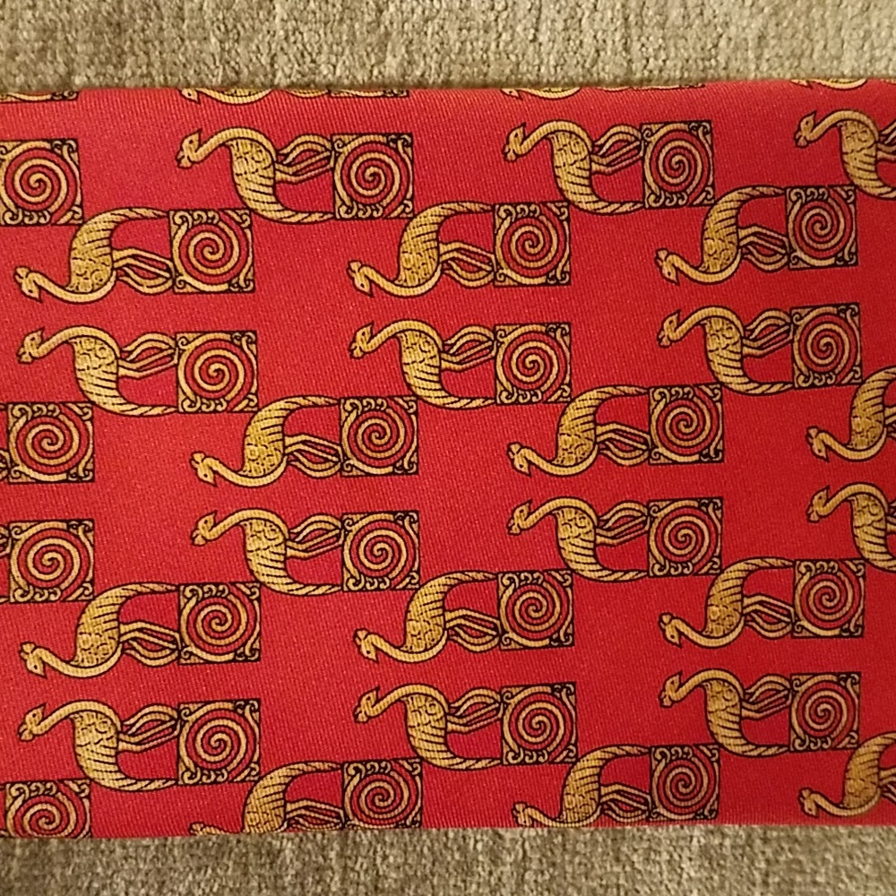 Lanvin silk tie